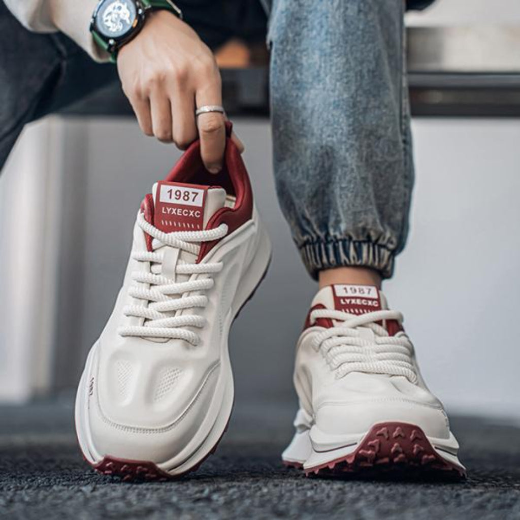 LYXFCF 1987 Chunky Sneaker — Ağ/Qırmızı