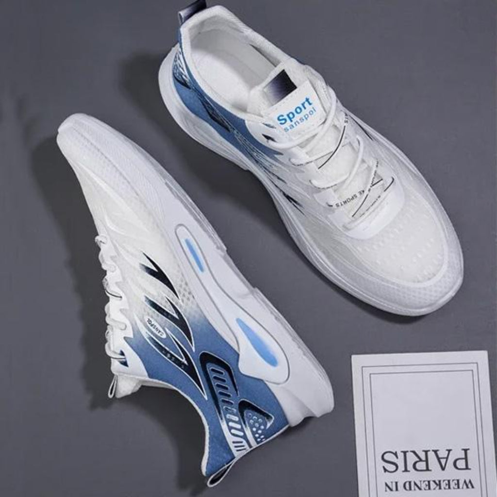 Sport Flame Sneaker – Navy/Grey