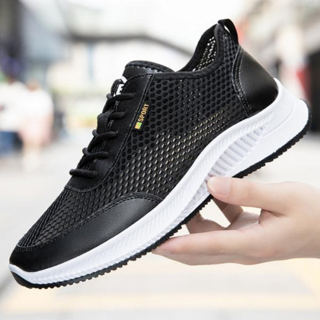 Sport Mesh Sneaker — Qara/Ağ