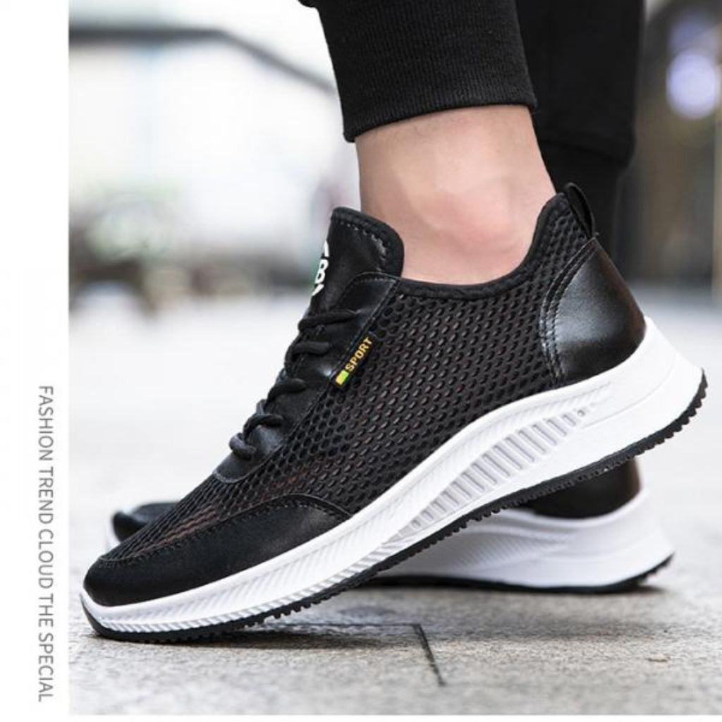 Sport Mesh Sneaker — Qara/Ağ