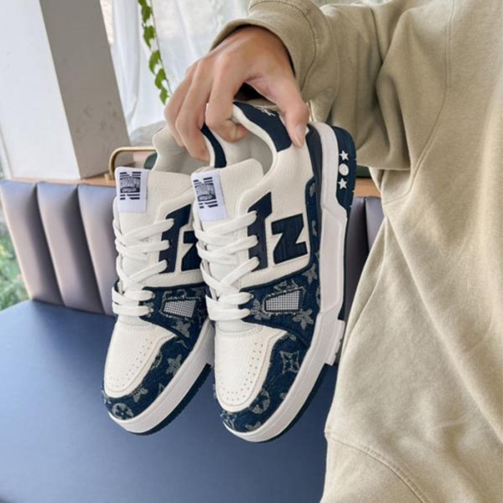 New Balance 550 Denim - Ağ/Tünd Göy