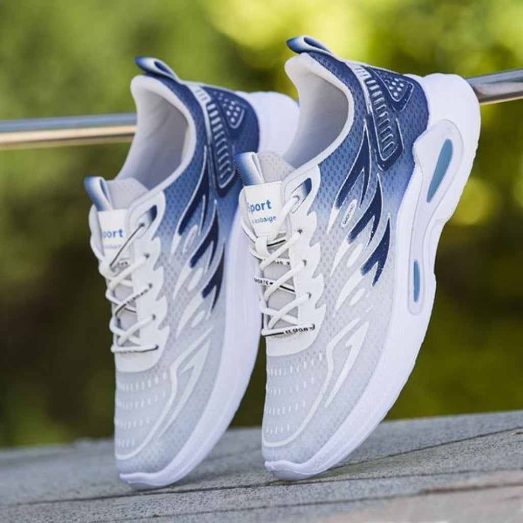 Sport Flame Sneaker – Navy/Grey