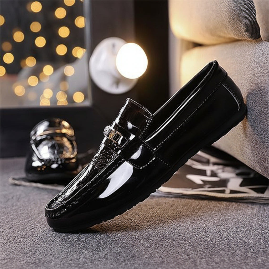 Premium Lak Loafer Kişi Ayaqqabısı