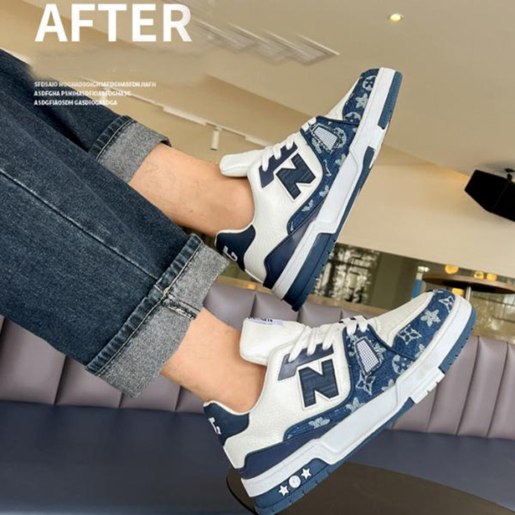 New Balance 550 Denim - Ağ/Tünd Göy