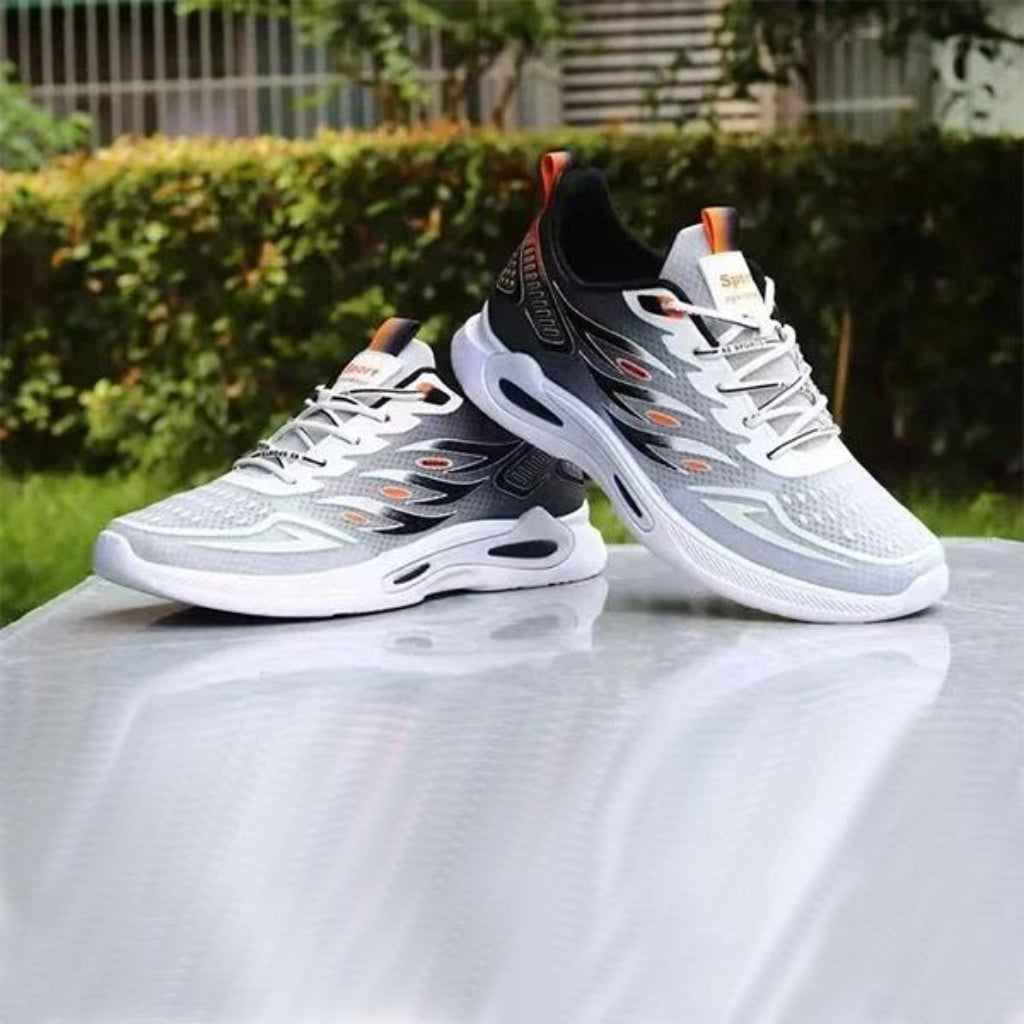 Sport Challenge Sneaker – Grey/Orange