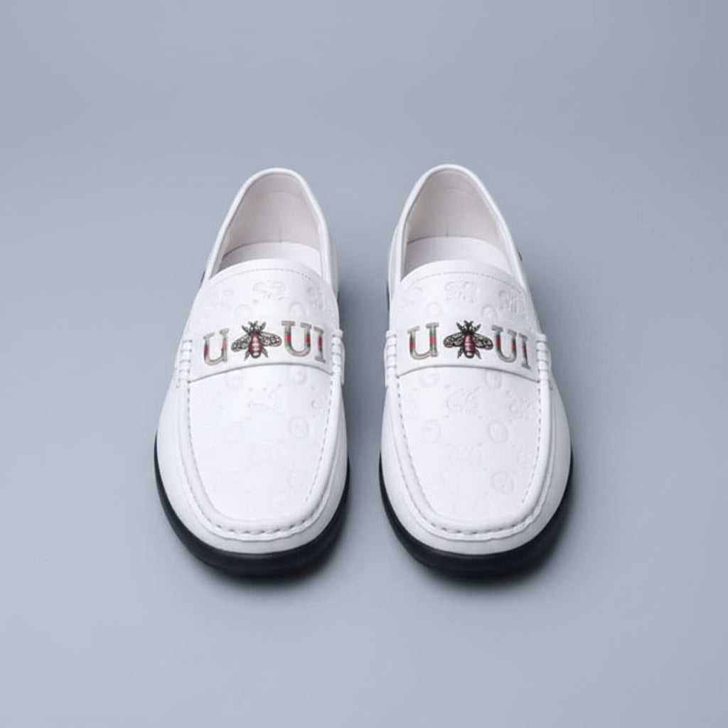 Ağ Loafer Kişi Ayaqqabısı